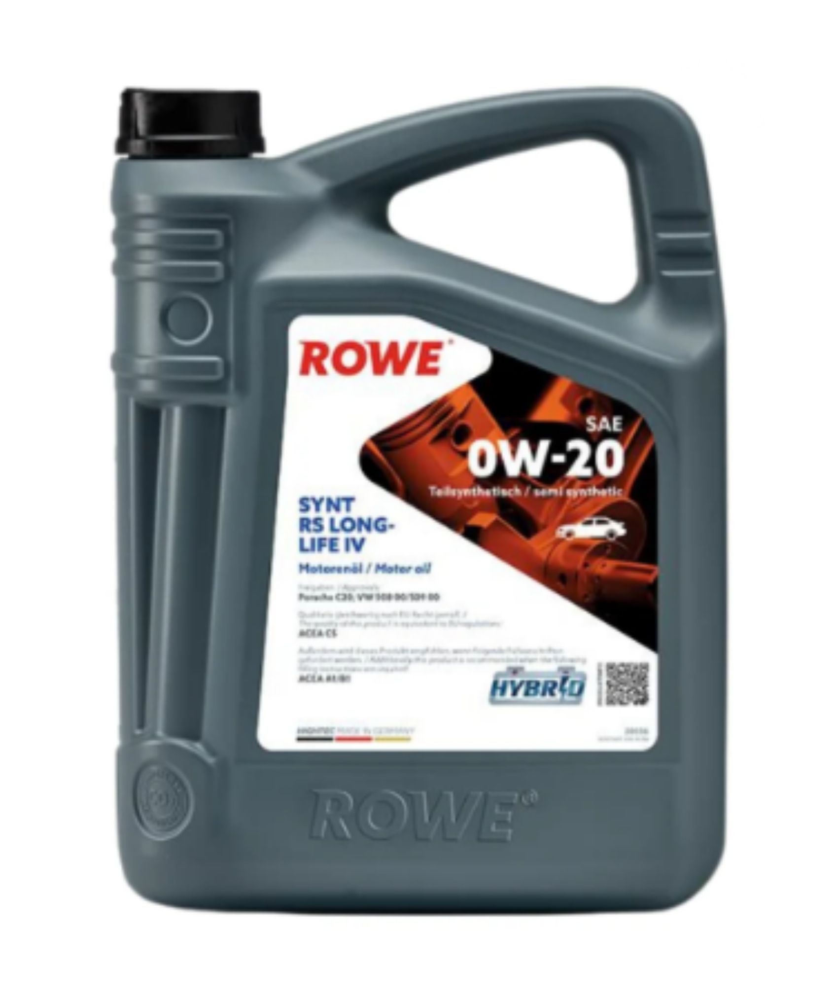 ROWE HIGHTEC SYNT RS LONGLIFE IV SAE 0W-20 5 Litre